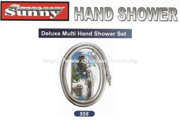 SUNNY HAND SHOWER DELUXE MULTI HAND SHOWER SET 558 (WS)