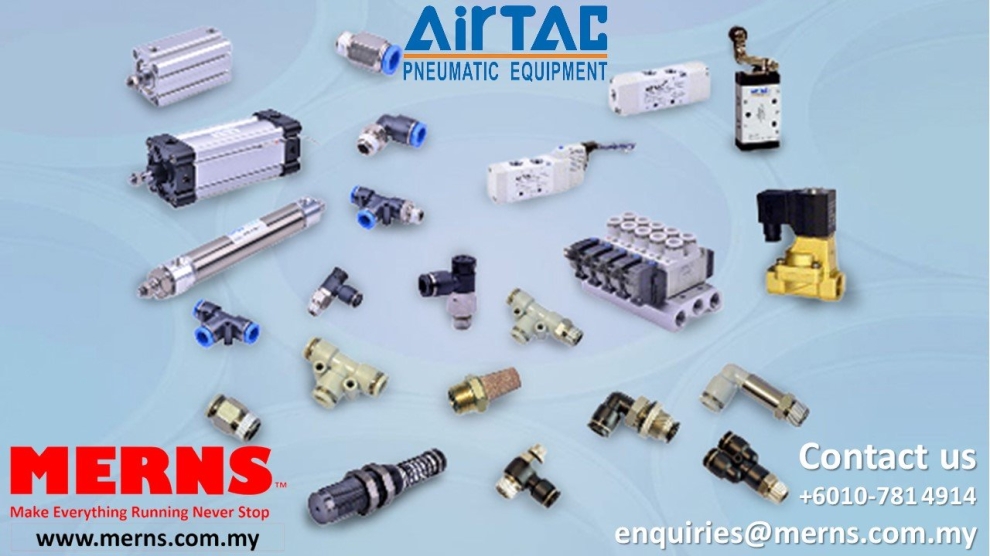 Airtac Pneumatic equipments, actuators, control components, air preparation products, and accessorie