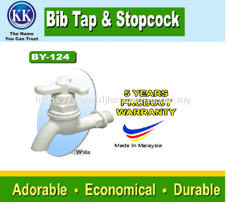 KK THE NAME YOU CAN TRUST BIB TAP & STOPCOCK ABSORTED COLOURS TO SUIT INDIVIDUAL PREFERENCE BY124 (WS)