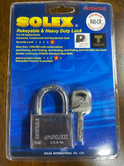 SOLEX 40mm Pad Lock