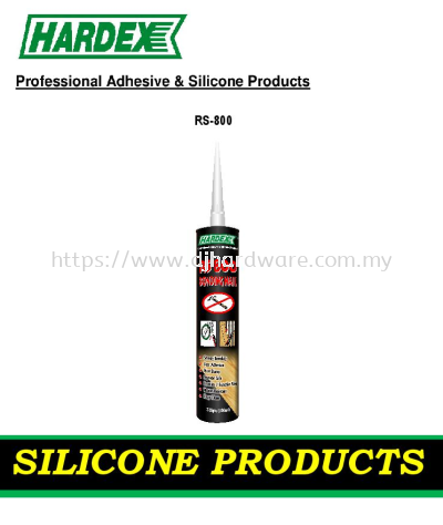 HARDEX PROFESSIONAL ADHESIVE & SILICONE PRODUCTS RS800 (WS)