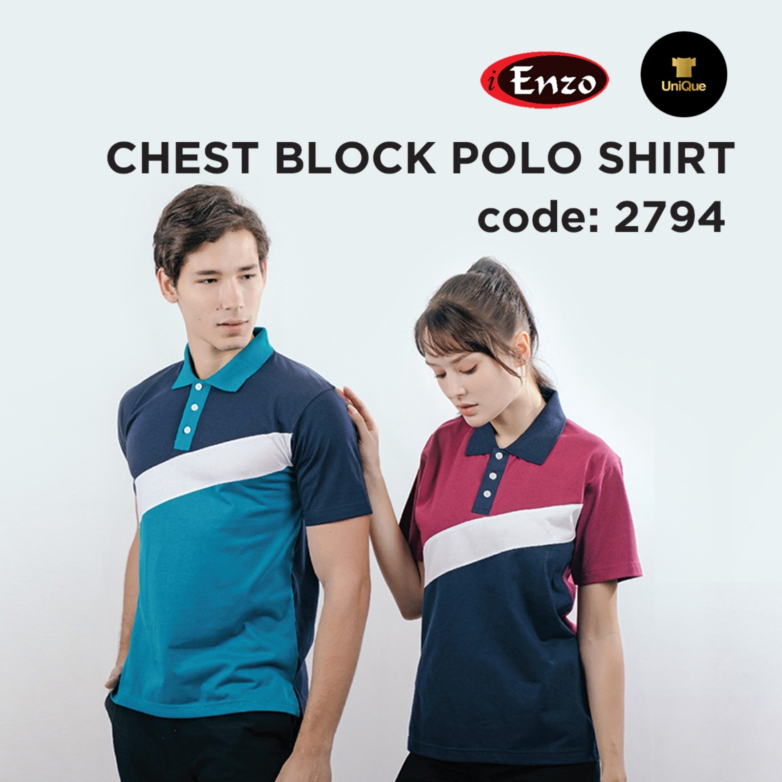 T-shirt Collar Polo Adult | Plain Collar T-shirt | 2794
