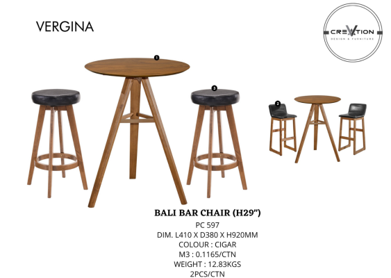 Bali Bar Chair (H29)