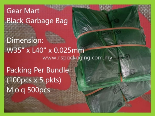 Garbage Bag 35''x40'' M.o.q(+-500 pcs)