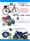 LINGJUN CABLE LOCK BICYCLE CABLE LOCK BCL 013 (LSK) LOCKS & PADLOCKS HARDWARE TOOLS BUILDING SUPPLIES & MATERIALS