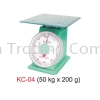 KC-04 (50 kg x 200 g) Mechanical Spring Scale Kain Chung KC Series Spring Dial MECHANICAL SPRING SCALE