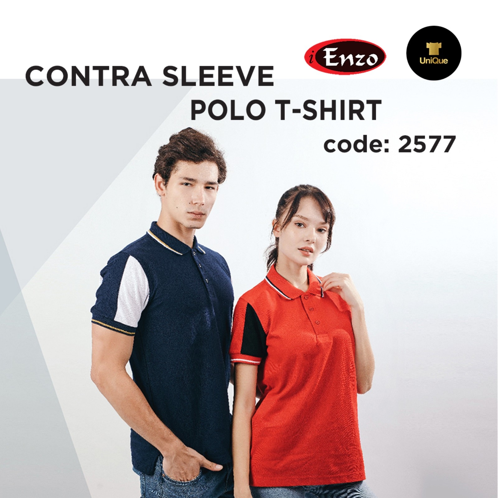 T-shirt Collar | Plain Collar T-shirt | Polo T-shirt | 30TC Lacoste Adult 2577 