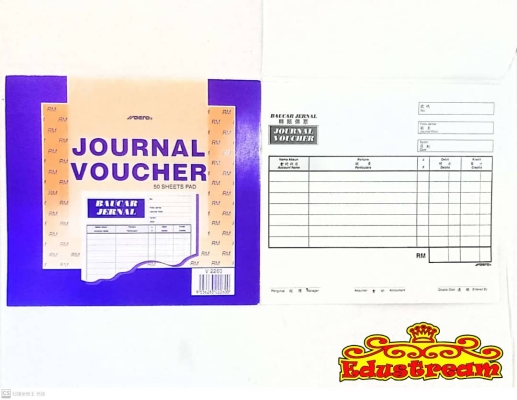 Aero Journal Voucher /Baucar Jernal 50 Sheet  V2260