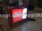 Red one aluminum cading fabric lightbox signage signboard at klang kuala lumpur LED FABRIC LIGHT BOX