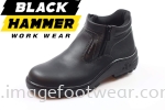 BLACK HAMMER Low Cut Zip On Men Safety Shoes BH2885 -BLACK Colour BLACK HAMMER & HAMMER KING'S Men and Ladies Safety Boots