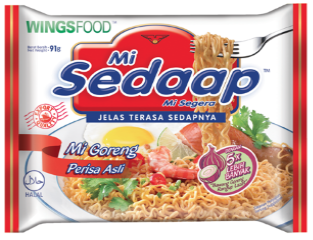 Mi Sedaap Mi Goreng Original Flavour Instant Noodles 5 x 91g