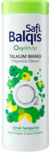 Safi Balqis Oxywhite Talcum Green Frangrance 90g Safi Personal Care