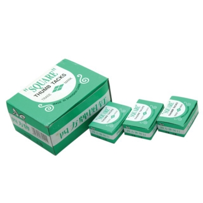 Square thumb tacks (10 bxs/box)