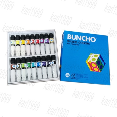 BUNCHO Water colour 18 colours 618