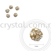 Bling Ball, 6mm, C029 Light Brown + Rainbow DOT, 5pcs:pack 06mm Bling Ball