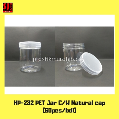 HP-232 PET Jar (White)