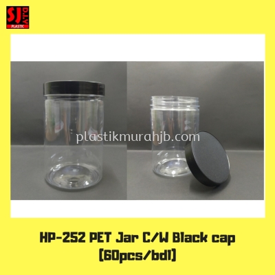 HP-252 PET Jar (Black)