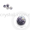 Bling Ball, 10mm, B013, Tanzanite + Light Tanzanite + Rainbow White, 4pcs:pack 10mm Bling Ball