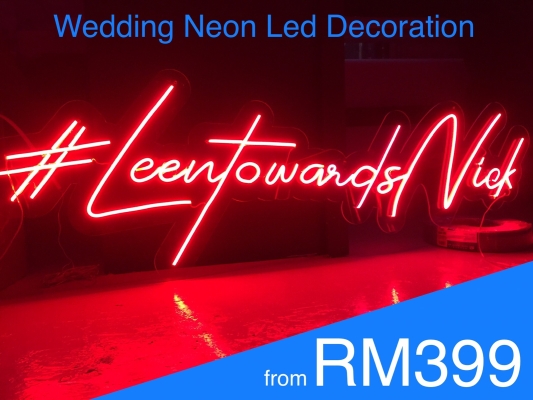 WEDDING NEON LED SIGN