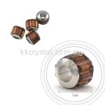 180301 Charm, 220 Smoked Topaz, 4pcs:pack