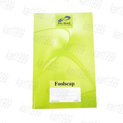 300pages Note Book/ Square Book/ Foolscap Book 330mm (h) X 210mm (w)