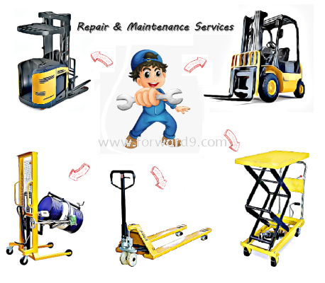 Repair & Maintenance Services of Reach Truck, Forklft , Pallet Truck , Stacker and etc 
