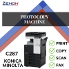 Konica Minolta Bizhub C287 Color Photocopier OFFICE & DESIGNER USED