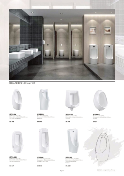 Sola Series Urinal WC