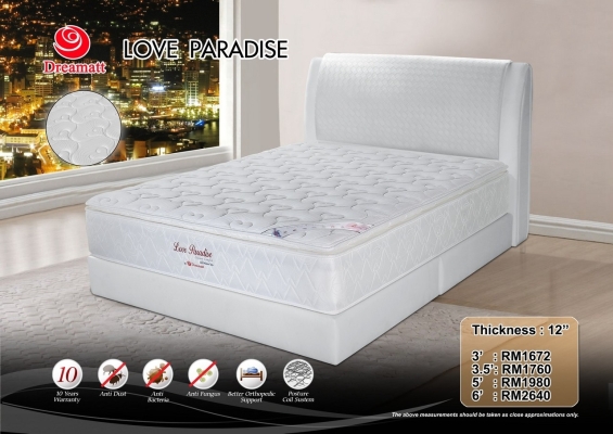 Dreamatt Mattress - Love Paradise