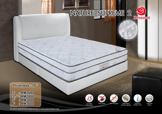 Dreamatt Mattress - Nature Supreme 2w