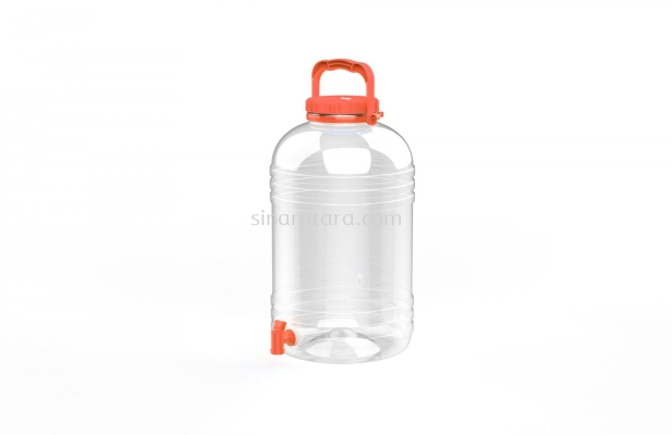 DT626V 15L PET ROUND BOTTLE WITH NOZZLE