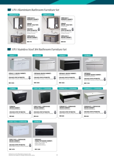 Katalog Kabinet Besen Siap Sedia & Cermin 