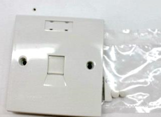 K - SINGLE PORT FACE PLATE