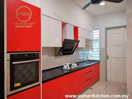 Rujukan Kabinet Dapur Pintu Melamine - Penang