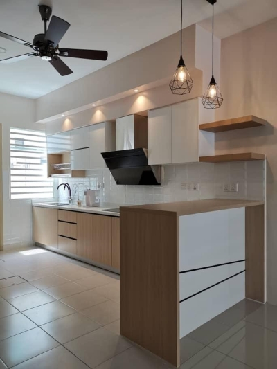 Rujukan Kabinet Dapur Pintu Melamine - Penang