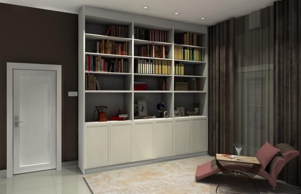 Bookshelf Example Design  -PAUH RESIDENCES