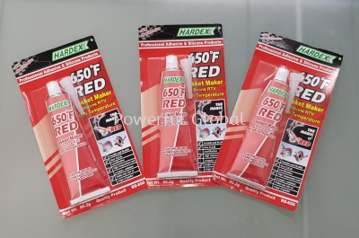 HARDEX Gasket Maker Silicone RTV 650F Red