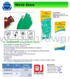 RUBBEREX NITRILE GLOVE GREEN NITRILE GLOVES RUBNGNL15XL (SWW) SAFETY & WORKWEAR EQUIPMENT TOOLS & EQUIPMENTS