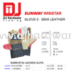 GLOVE SEMI LEATHER RAINBOW BJ LEATHER GLOVE 10.5 PCSLGFHRB 156420 (SWW) SAFETY & WORKWEAR EQUIPMENT TOOLS & EQUIPMENTS