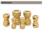 ZoomLock Push Removable Couplings (1/2") ZoomLock PUSH-TO-CONNECT Removable Refrigerant Fittings