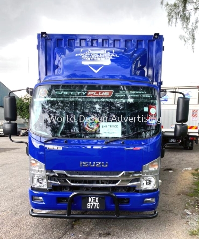 PKP GLOBAL BOXTRUCK STICKER DESIGN & PAINT LINING AT SUBANG JAYA , SELANGOR