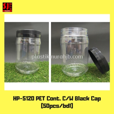 HP-5120 PET Jar (Black)