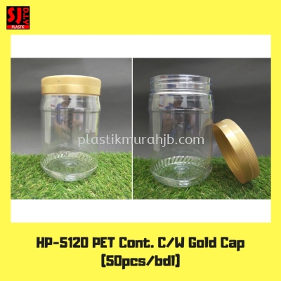 HP-5120 PET Jar (Gold)