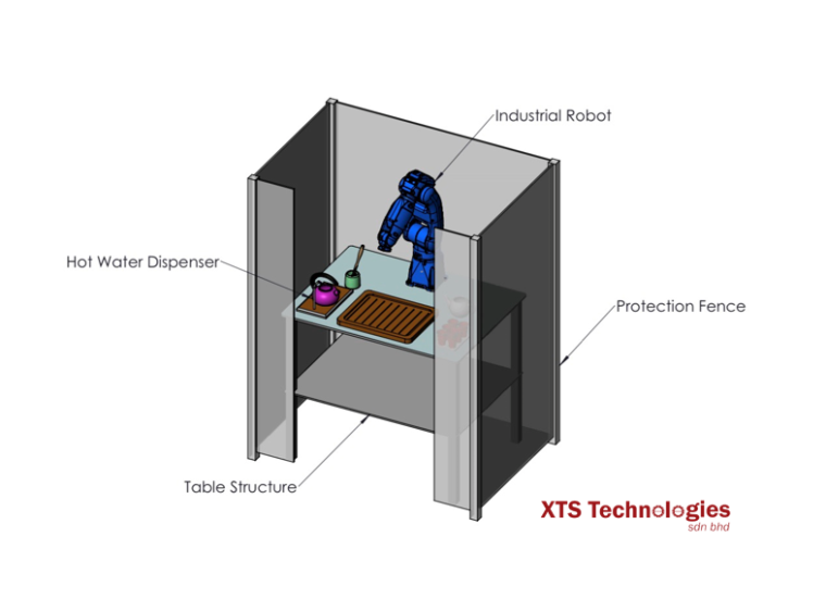 Robot Tea Making Station System