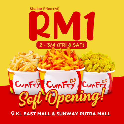 Black Whale ✘ CunFry Opening Soon at KL East Mall & Sunway Putra Mall