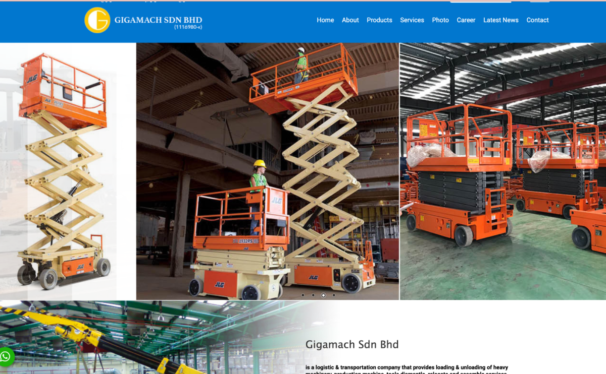 www.gigamach.com.my - Shah Alam & Puchong forklift rental, Lorry 