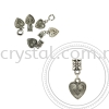 Dangle Charms, D04, Plated, 5pcs:pack Plated Color Dangle Charms Charms