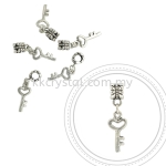 Dangle Charms, D17, Plated, 5pcs:pack