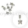 Dangle Charms, D22, Plated, 5pcs:pack Plated Color Dangle Charms Charms