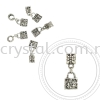 Dangle Charms, D08, Plated, 5pcs:pack Plated Color Dangle Charms Charms